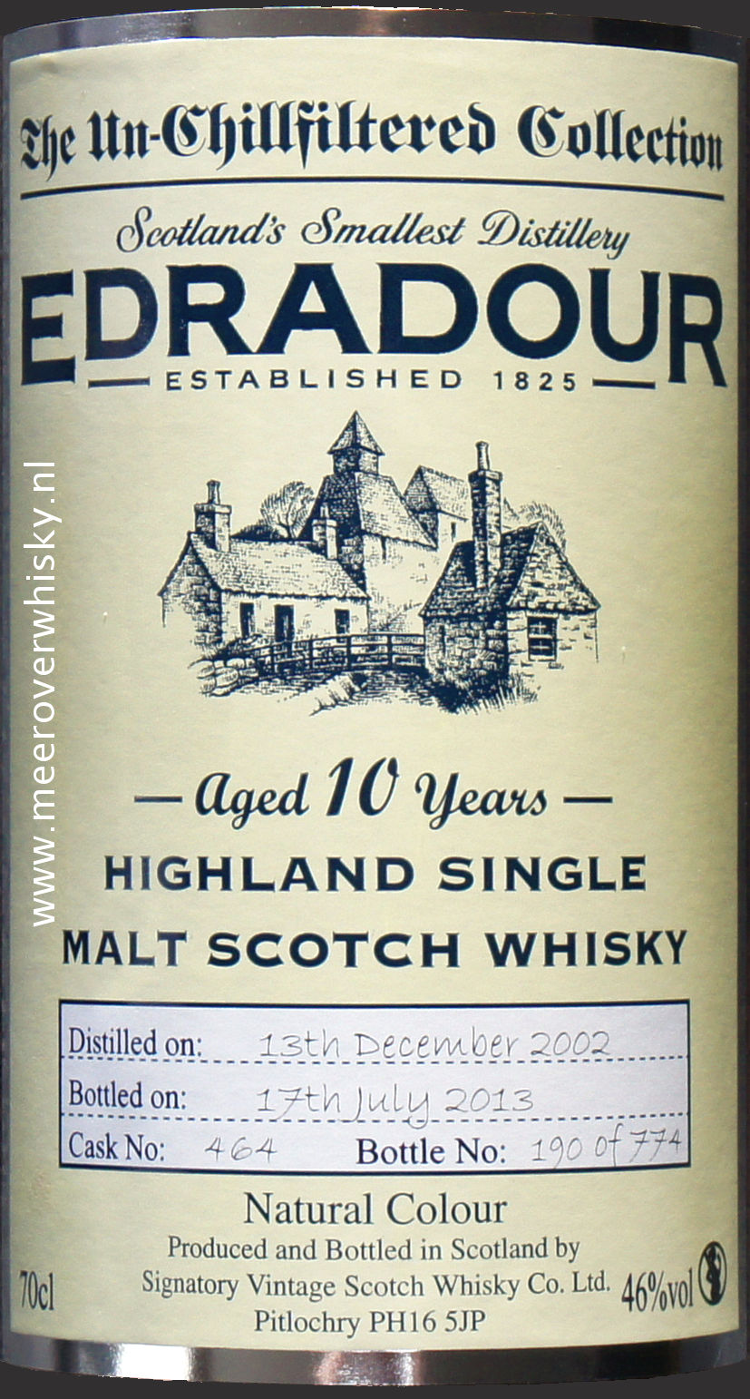 Laphroaig barrier filtered only label example